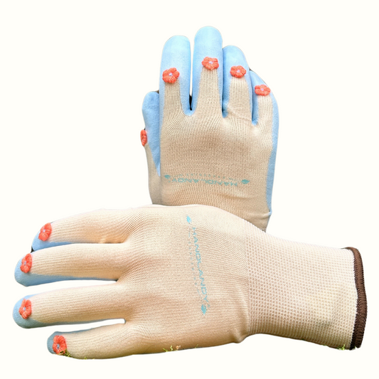 Orange Breeze Coated Gloves