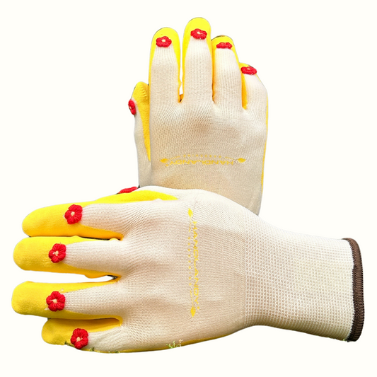 Sunny Rose Coated Gloves