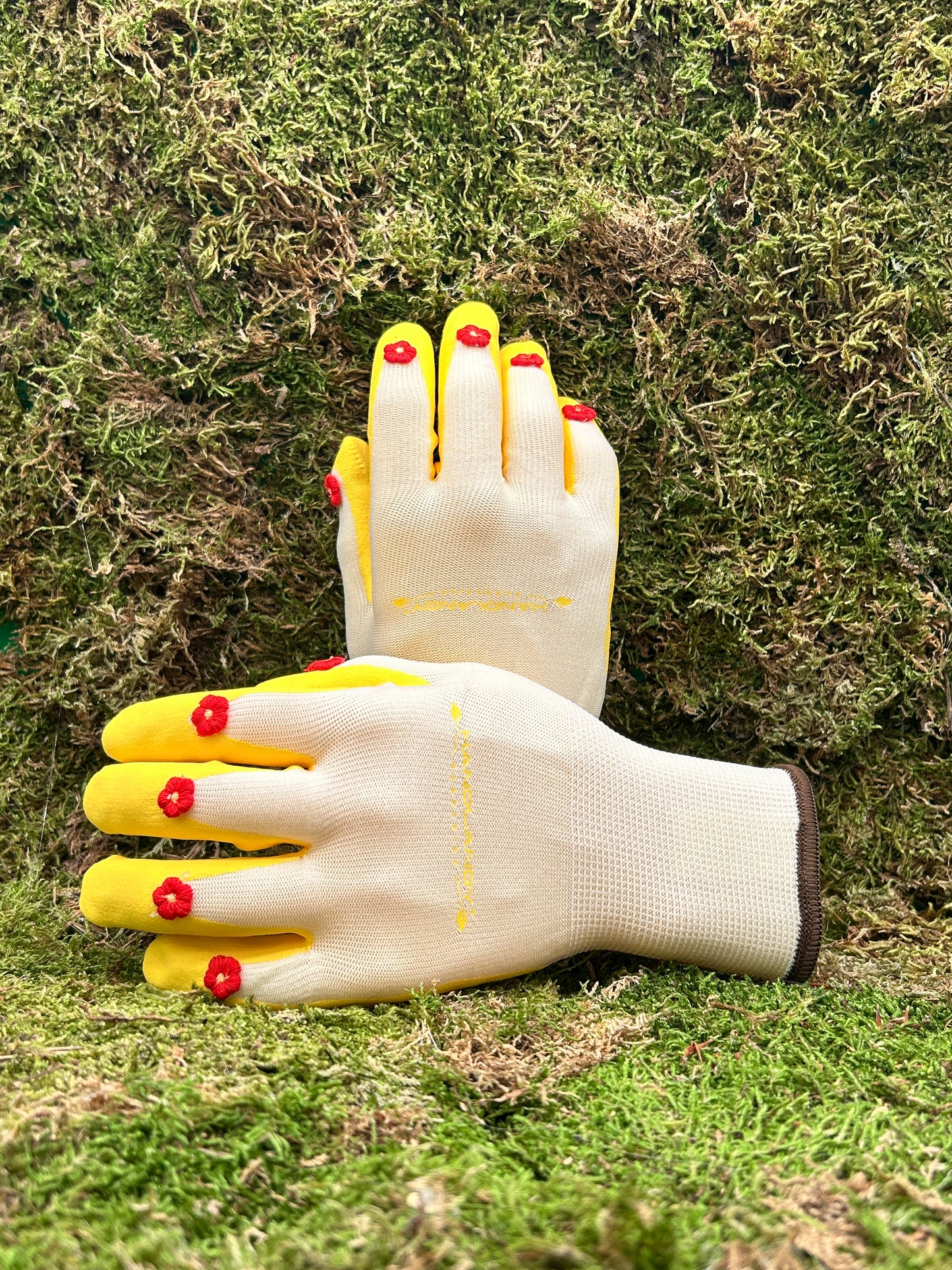 Sunny Rose Coated Gloves